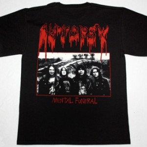 AUTOPSY MENTAL FUNERAL'91  NEW BLACK T-SHIRT