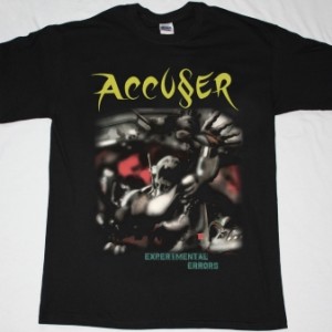 ACCUSER EXPERIMENTAL ERRORS 87 NEW BLACK T-SHIRT