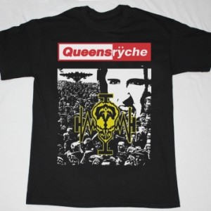 QUEENSRYCHE OPERATION MINDCRIME'88  NEW BLACK T-SHIRT