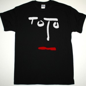 TOTO TURN BACK 1981 NEW BLACK T-SHIRT