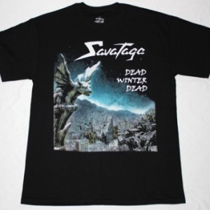 SAVATAGE DEAD WINTER DEAD'95 NEW BLACK T-SHIRT