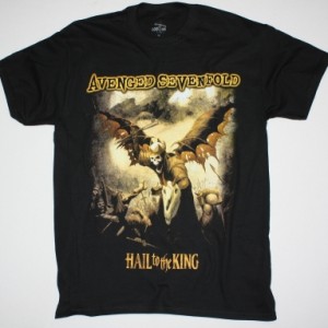AVENGED SEVENFOLD HAIL TO THE KING SINGLE ARTWORK NEW BLACK T-SHIRT