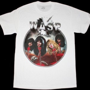 W.A.S.P. HEADS NEW WHITE T-SHIRT