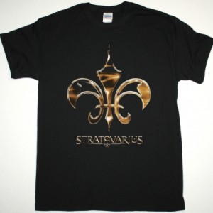 STRATOVARIUS LOGO NEW BLACK T-SHIRT