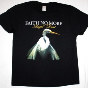 FAITH NO MORE ANGEL DUST'92 NEW BLACK T-SHIRT