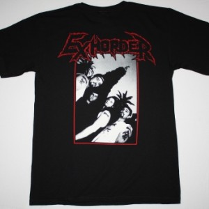 EXHORDER SLAUGHTER IN THE VATICAN 90 NEW BLACK T-SHIRT