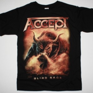 ACCEPT BLIND RAGE WORLD TOUR DATES 2014 NEW BLACK T-SHIRT