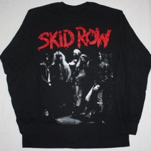 SKID ROW BAND NEW BLACK LONG SLEEVE T-SHIRT