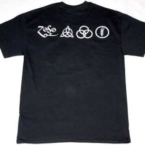LED ZEPPELIN  IV NEW BLACK T-SHIRT