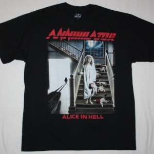 ANNIHILATOR ALICE IN HELL'89 NEW BLACK T-SHIRT