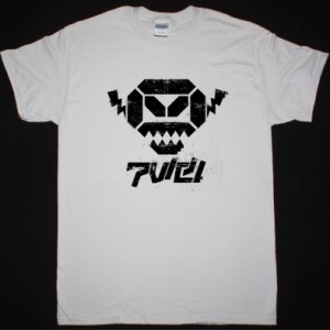 POP WILL EAT ITSELF ANGRY ROBOT NEW ICE GREY T SHIRT