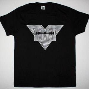 T.N.T. STAINLESS STEEL LOGO NEW BLACK T-SHIRT