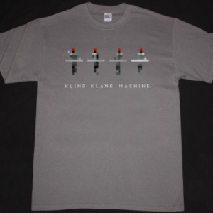 KRAFTWERK KLING KLANG MACHINE NEW GREY CHARCOAL T-SHIRT