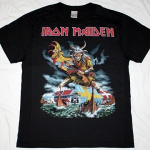 IRON MAIDEN SCANDINAVIAN ASSAULT NEW BLACK T-SHIRT