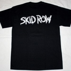 SKID ROW BAND  NEW BLACK T-SHIRT