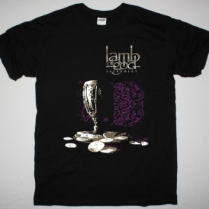 LAMB OF GOD SACRAMENT NEW BLACK T-SHIRT
