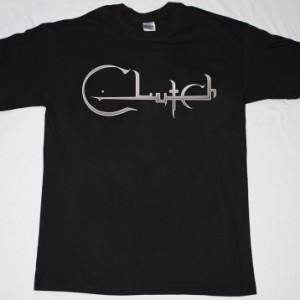 CLUTCH LOGO NEW BLACK T-SHIRT