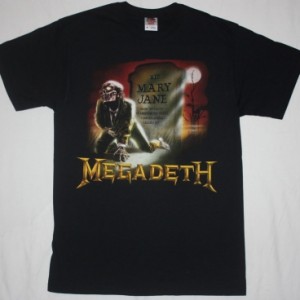 MEGADETH MARY JANE '88 NEW BLACK T-SHIRT