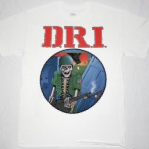 D.R.I. DIRTY ROTTEN'83 NEW WHITE T-SHIRT