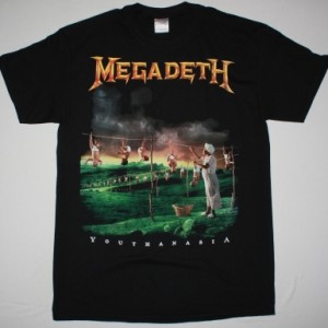 MEGADETH YOUTHANASIA NEW BLACK T SHIRT