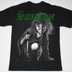 SAVATAGE SIRENS NEW BLACK T-SHIRT