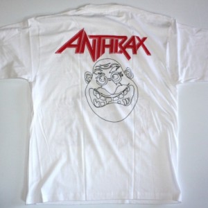 ANTHRAX STATE OF EUPHORIA CARTOON NEW WHITE T-SHIRT