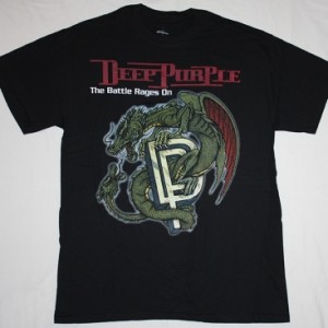DEEP PURPLE THE BATTLE RAGES ON NEW BLACK T-SHIRT