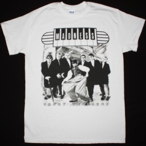 MADNESS BAGGY TROUSERS VINTAGE WHITE T-SHIRT