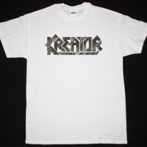 KREATOR LOGO NEW WHITE T-SHIRT