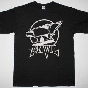 ANVIL ON ANVIL LOGO NEW BLACK T SHIRT