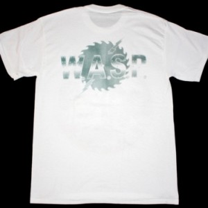 W.A.S.P. HEADS NEW WHITE T-SHIRT