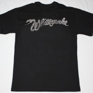 WHITESNAKE SAINTS & SINNERS '82 NEW BLACK T-SHIRT