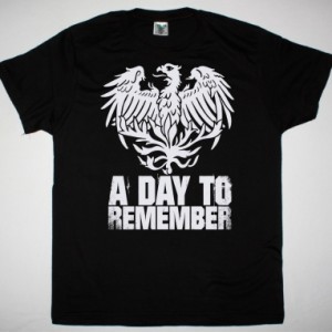 A DAY TO REMEMBER EAGLE NEW BLACK T-SHIRT
