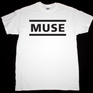 MUSE LOGO NEW WHITE T-SHIRT