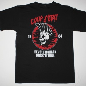PLASMATICS COUP D'ETAT NEW BLACK T-SHIRT