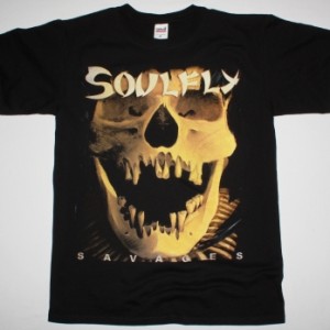 SOULFLY SAVAGES NEW BLACK T-SHIRT