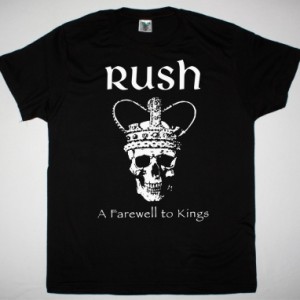RUSH A FAREWELL TO KINGS NEW BLACK T-SHIRT