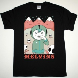 MELVINS LUCIUS AND MOUNTAINS NEW BLACK T-SHIRT