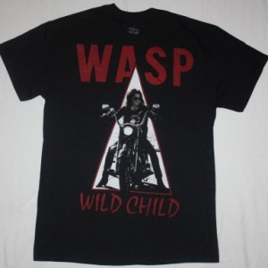 W.A.S.P. WILD CHILD'85  NEW BLACK T-SHIRT