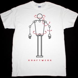 KRAFTWERK ROBOT NEW WHITE T-SHIRT
