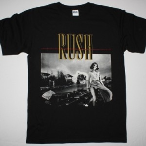 RUSH PERMANENT WAVES 80 NEW BLACK T-SHIRT
