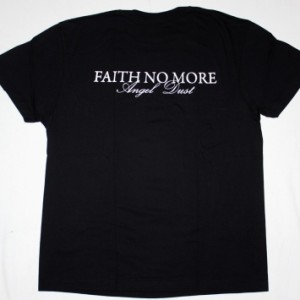 FAITH NO MORE ANGEL DUST'92 NEW BLACK T-SHIRT