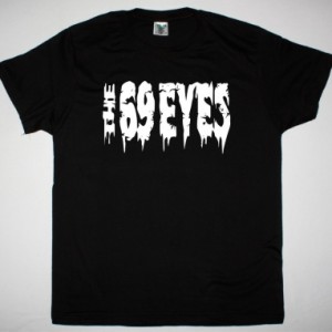 THE 69 EYES LOGO NEW BLACK  T-SHIRT