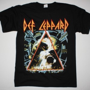 DEF LEPPARD HYSTERIA 87 NEW BLACK T-SHIRT