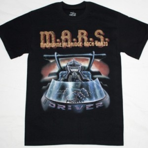 M.A.R.S. PROJECT DRIVER'86 NEW BLACK T-SHIRT