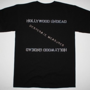 HOLLYWOOD UNDEAD DESPERATE MEASURES NEW BLACK T-SHIRT