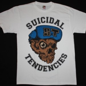 SUICIDAL TENDENCIES FREAK  NEW WHITE T-SHIRT