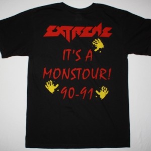 EXTREME II PORNOGRAFFITTY 1990 NEW BLACK T-SHIRT