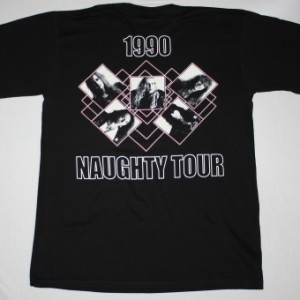 DANGER DANGER NAUGHTY NAUGHTY NEW BLACK T-SHIRT