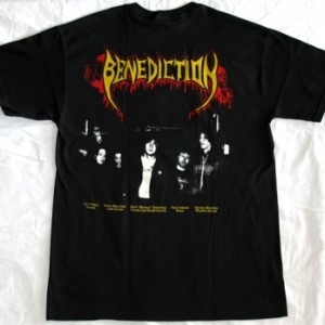 BENEDICTION SUBCONSCIOUS TERROR '90 NEW BLACK T-SHIRT